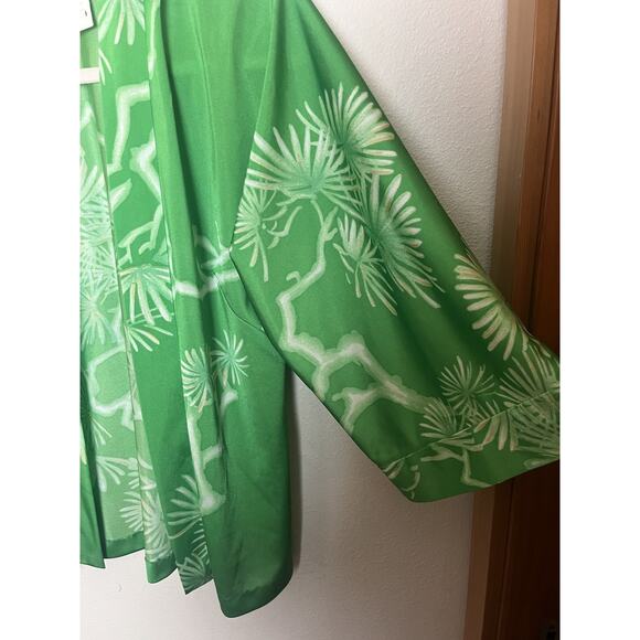 2pc Liberty House Kiyomi Vintage Sleeveless Dress & Jacket Top Green Maxi Small - Picture 9 of 13